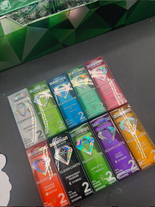 CLEAN CARTS V2 DISPOSABLE LIQUID DIAMONDS + LIVE - Image 4