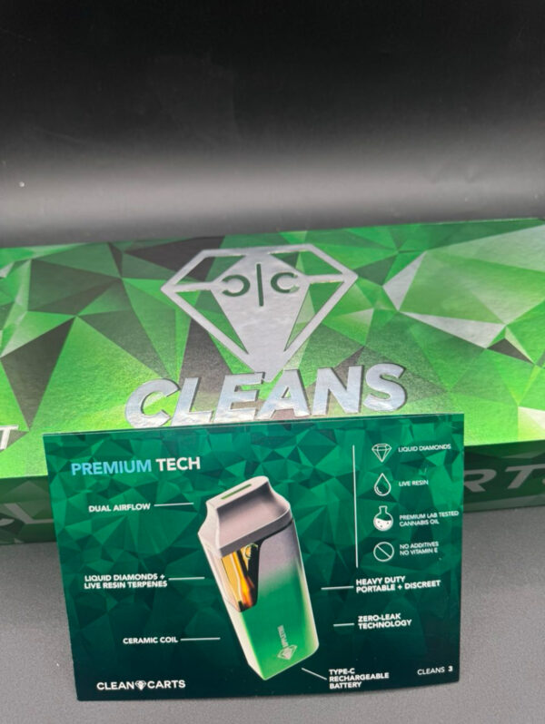 CLEAN CARTS V2 DISPOSABLE LIQUID DIAMONDS + LIVE - Image 3