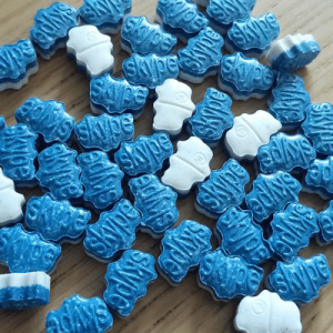 Blue and White Skype