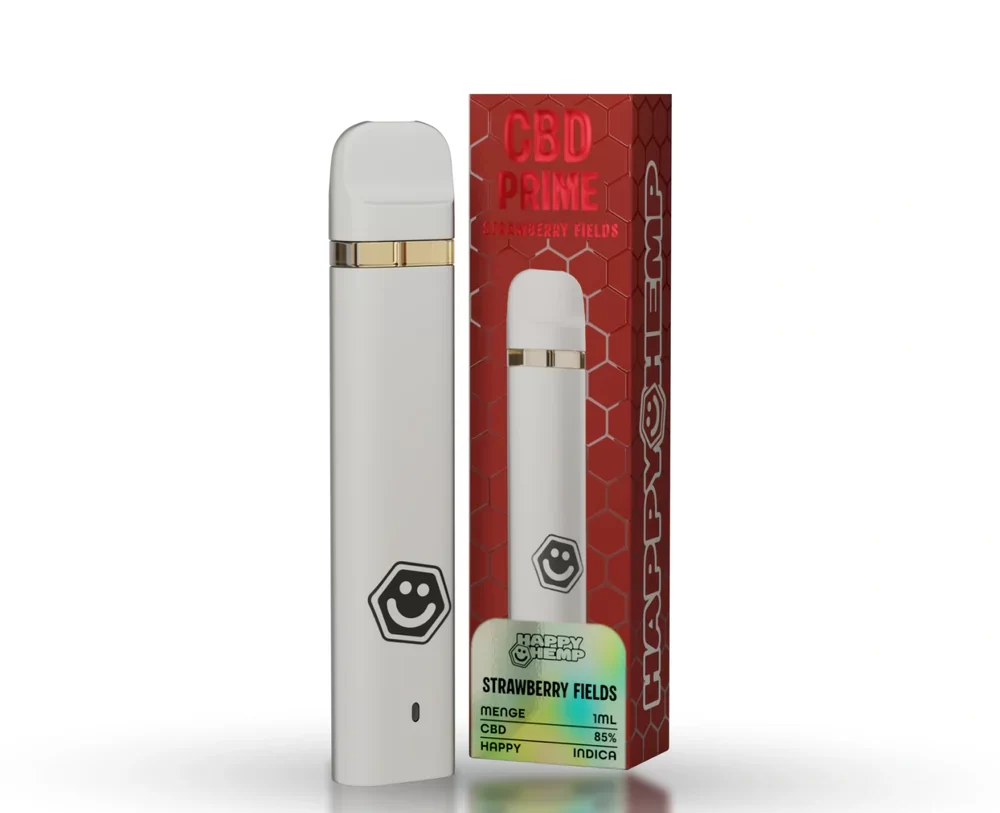 Happy Hemp® CBD Vape 85% - Strawberry Fields 1ml