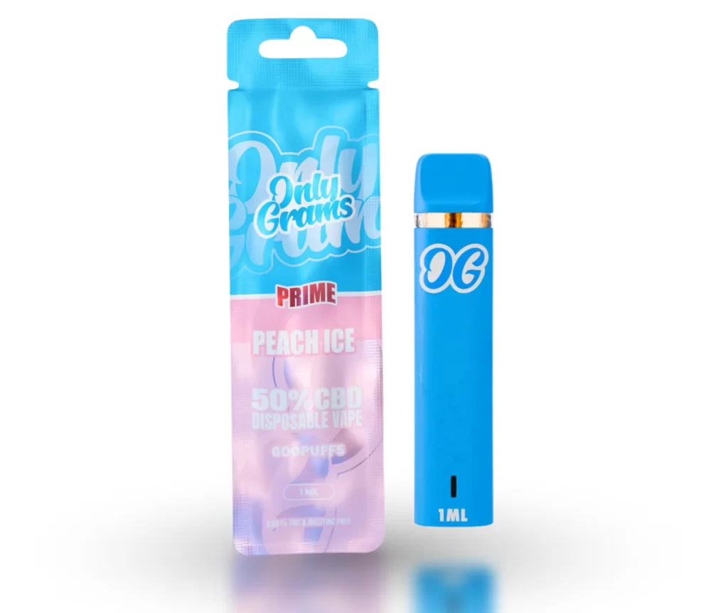 OnlyGrams CBD Vape 50% - Peach Ice