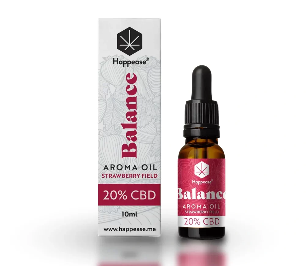 Happease® CBD-olie – Balance – Strawberry Field