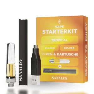 Sanaleo CBD VaPen 60% Starterkit Tropical - 0,5 ml