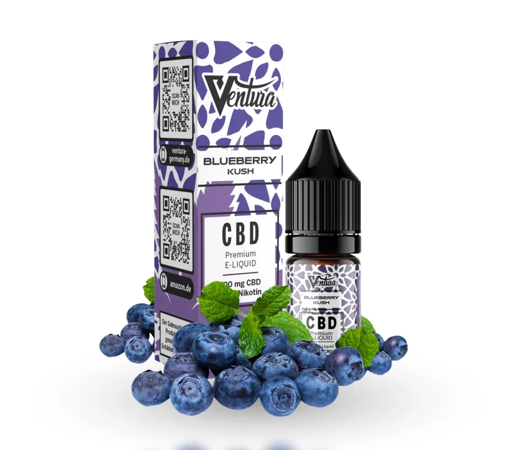 Ventura CBD Liquid 600mg - Blueberry Kush