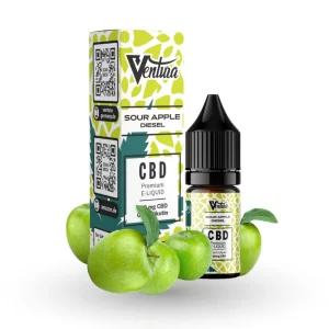 Ventura CBD Liquid 600mg - Sour Apple Diesel