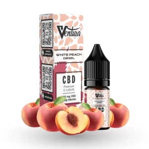 Ventura CBD Liquid 600mg - White Peach Diesel